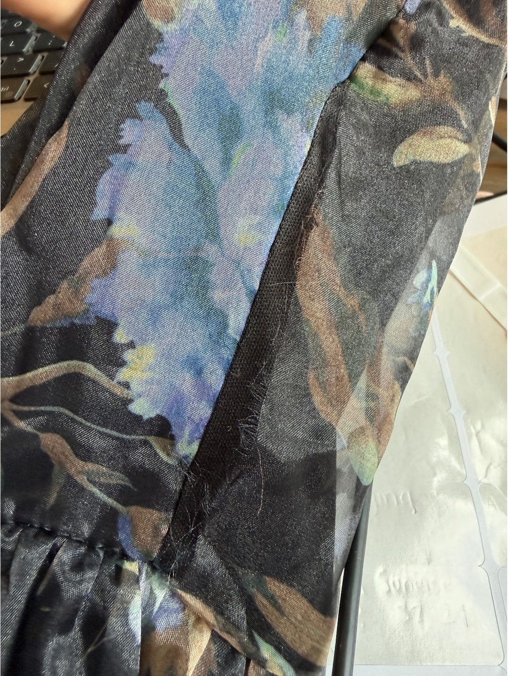 Lulus New Strapless Floral High-Low Dress with Tags - Picture 13 of 15